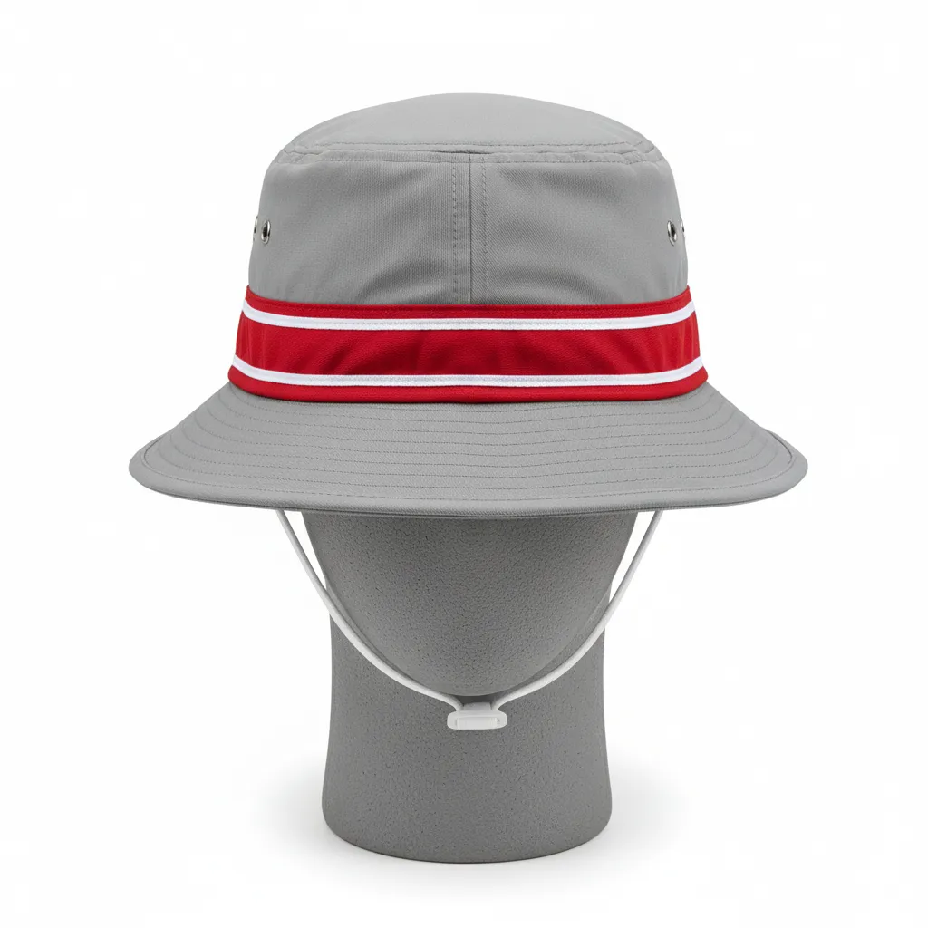 Custom Lacrosse Bucket Hat - Back View - KINEXA