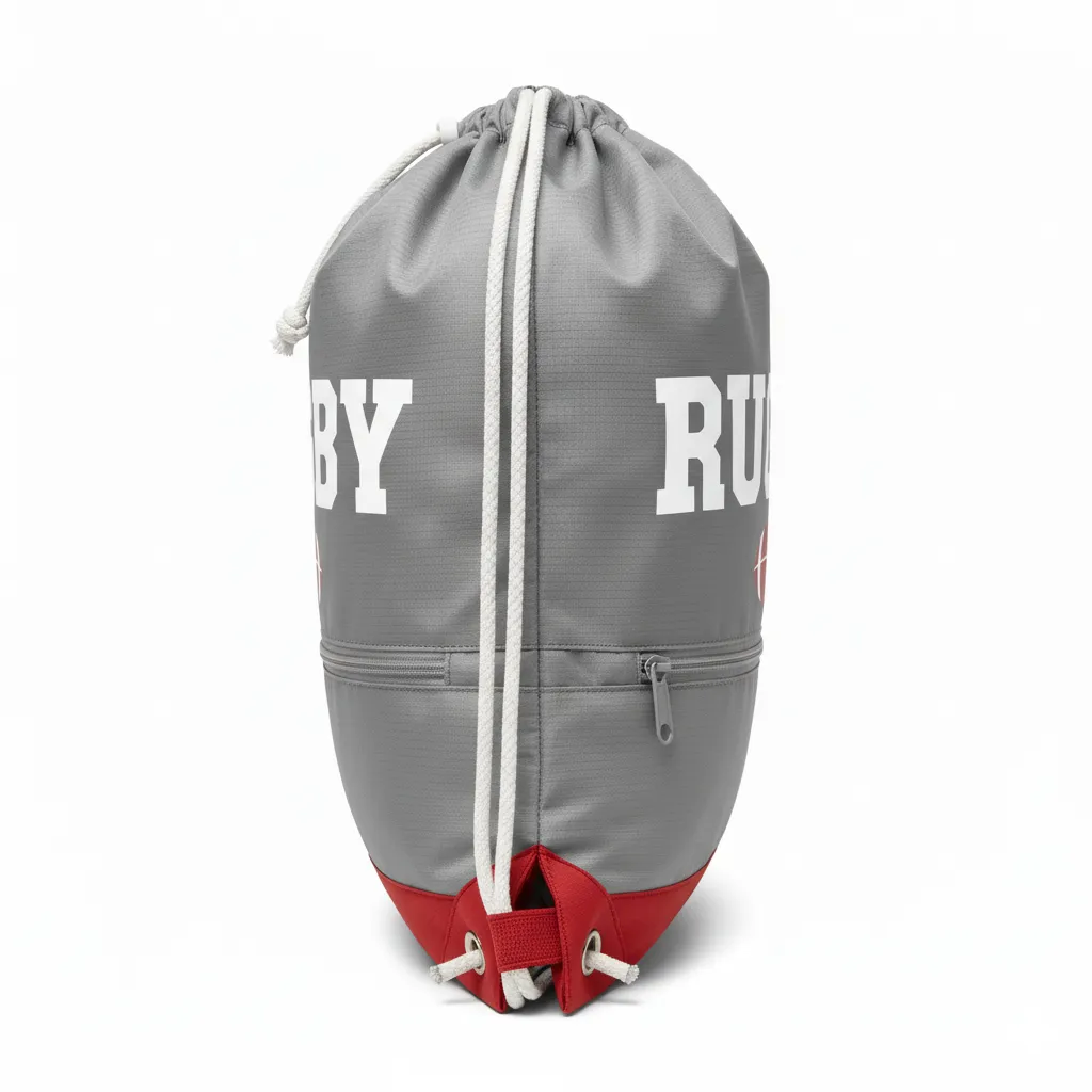 Custom Rugby Cinch Bag - Side View - KINEXA