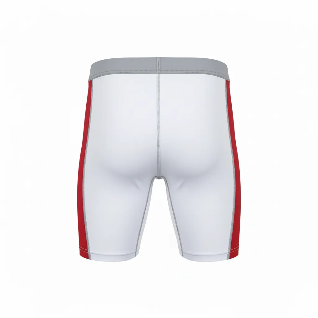 Custom Rugby Compression Shorts - Back View - KINEXA