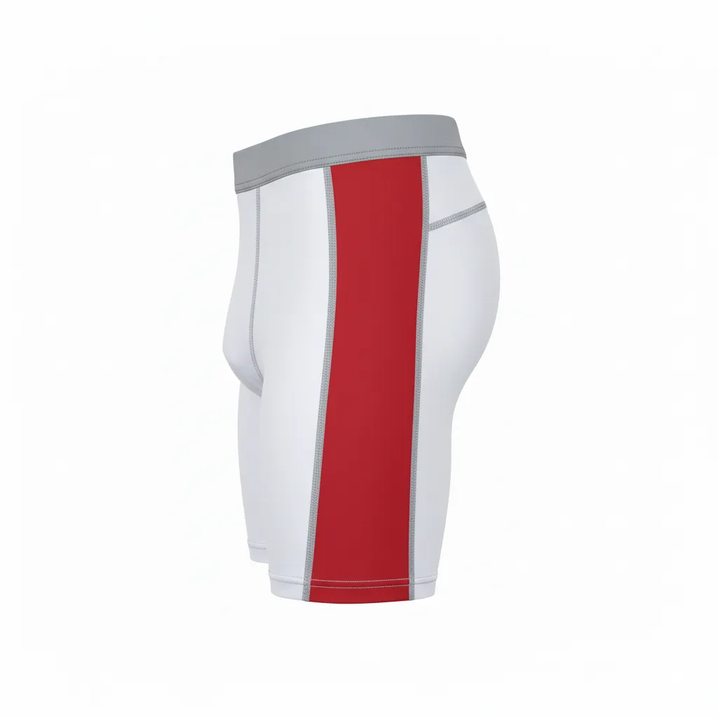Custom Rugby Compression Shorts - Side View - KINEXA