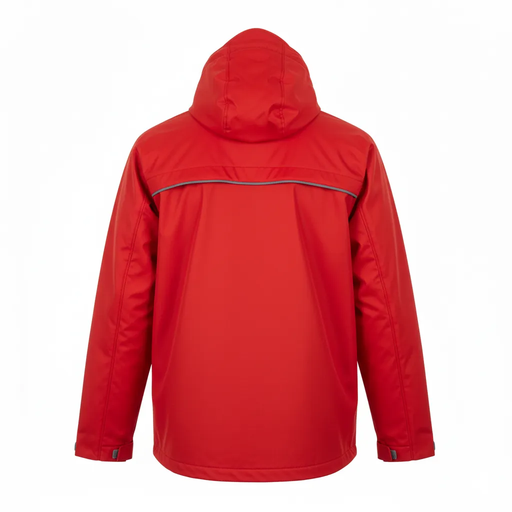 Custom Rugby Rain Jacket - Back View - KINEXA