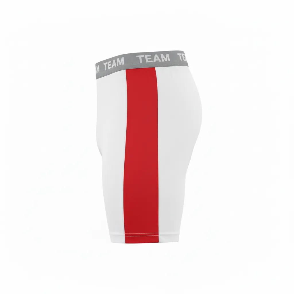 Custom Soccer Compression Shorts - Side View Showing Fit