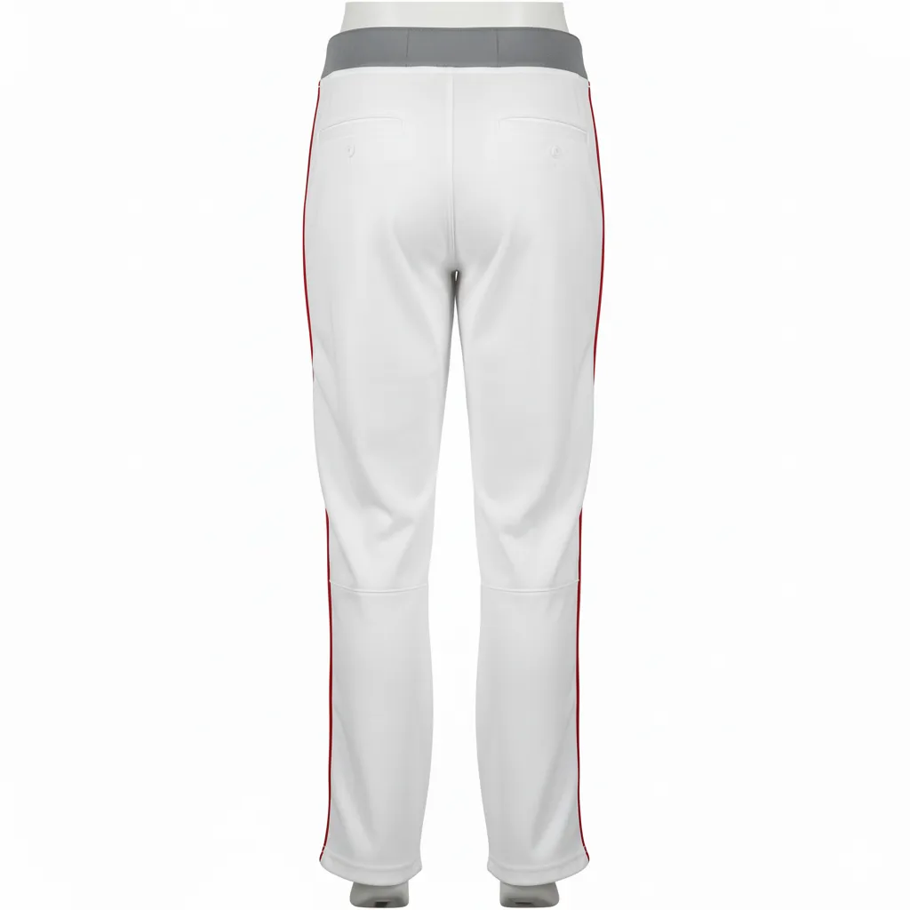 Custom Softball Full-Length Pants - Back View - KINEXA