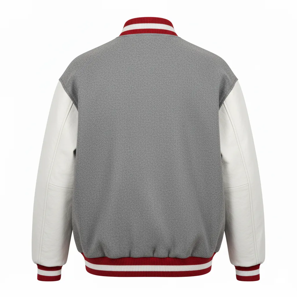 Custom Softball Varsity Jacket - Back View - KINEXA