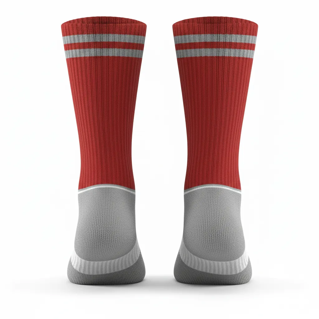 Custom Wrestling Socks - Back View - KINEXA