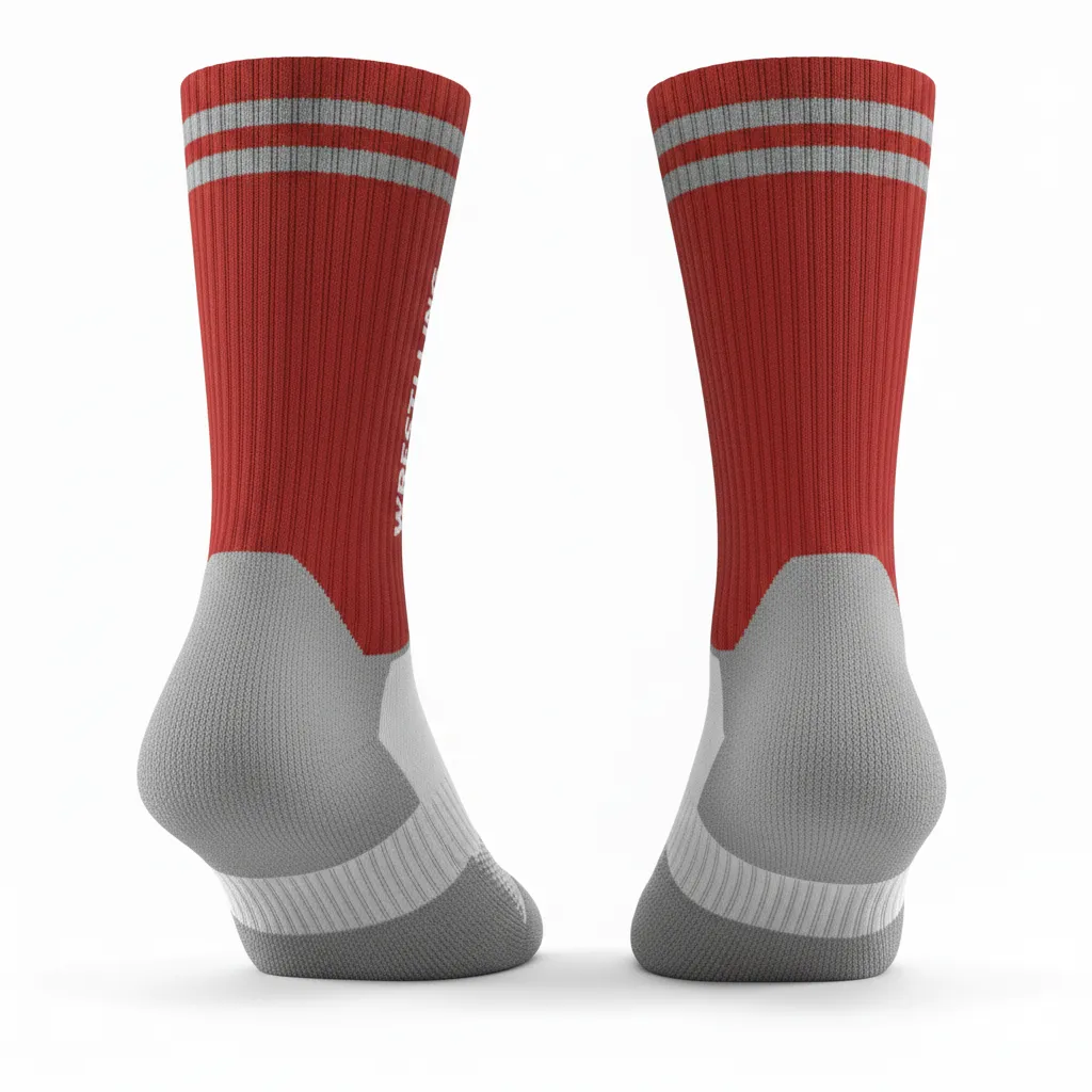 Custom Wrestling Socks - Side View - KINEXA
